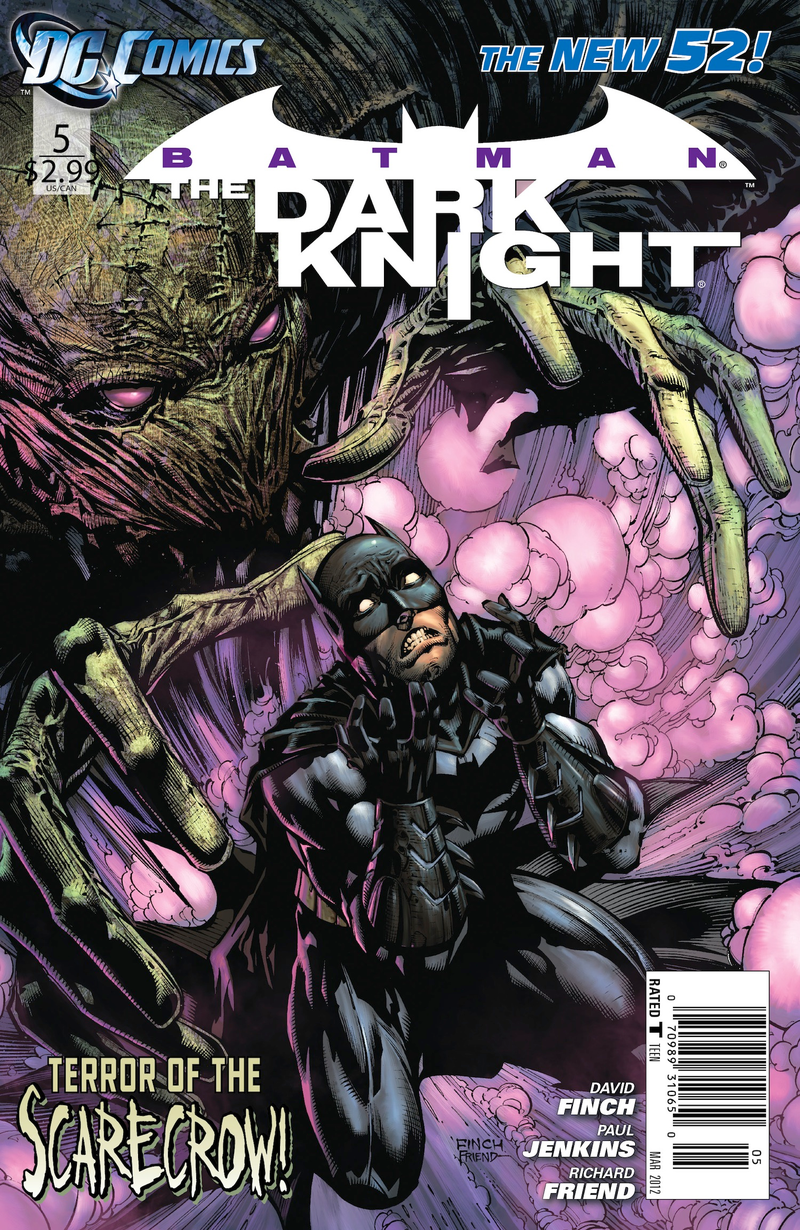 Illustration for article titled The Scarecrow Tries Giving Batman A Psychological Profile in This Batman: The Dark Knight #5